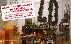 Weihnachtsmarkt der Töpfer und Kunsthandwerker